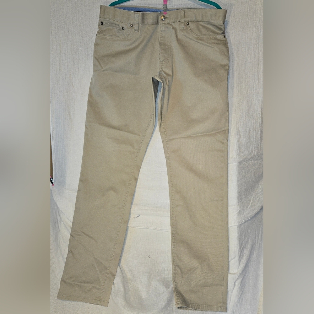 Brooks Brothers Lightweight Advantage Chino Pants‎ 35x32 Stretch Khaki Preppy